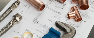 Building plans and heating engineer tools